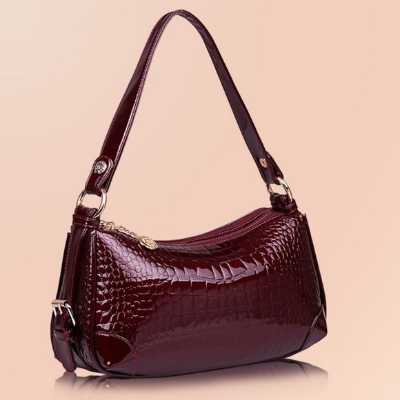 Women's casual leather shoulder bag